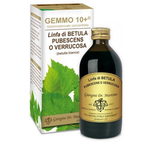 Dr. Giorgini Ser-vis Gemmo 10+ Betulla B Linfa 200 Ml Liquido Analcolico