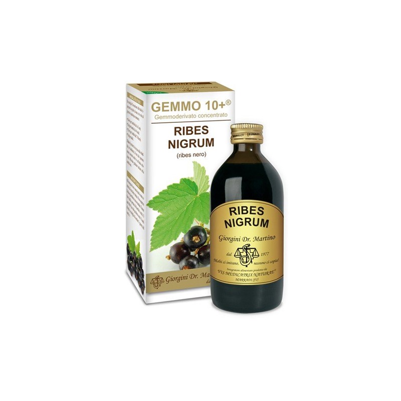 Dr. Giorgini Ser-vis Gemmo 10+ Ribes Nero 200 Ml Liquido Analcolico