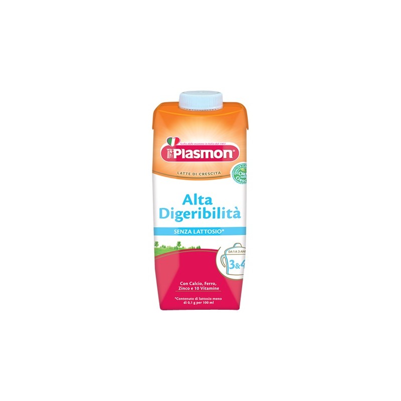 Plasmon Latte Crescita Alta Digeribilita' 500 Ml