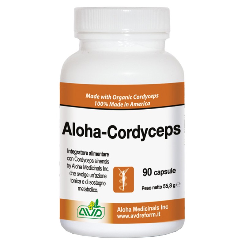 A. V. D. Reform Aloha Cordyceps 90 Capsule Flacone 55,8 G