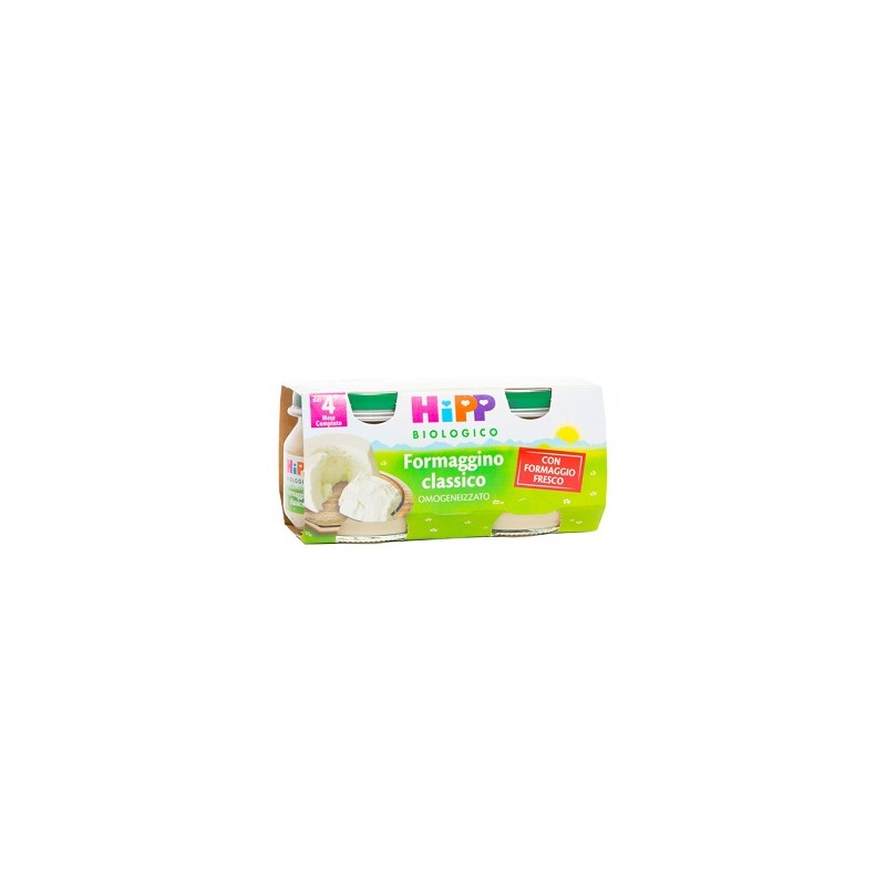 Hipp Italia Hipp Bio Omogeneizzato Formaggino Classico 2x80 G