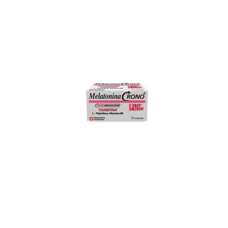 Chemist's Research Melatonina Crono 1mg Tiamepina 30 Compresse