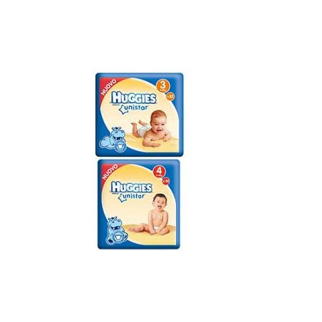 Kimberly Clark Italia Pannolino Huggies Unistar Maxi 4 7/18 Kg 18 Pezzi