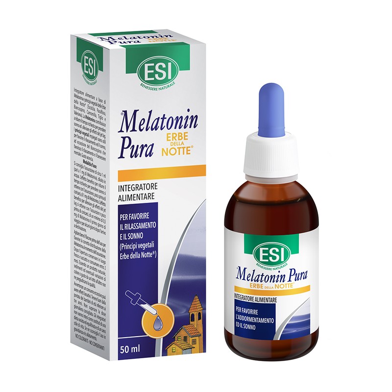 Esi Melatonin Pura Gocce Erbe Notte 50 Ml