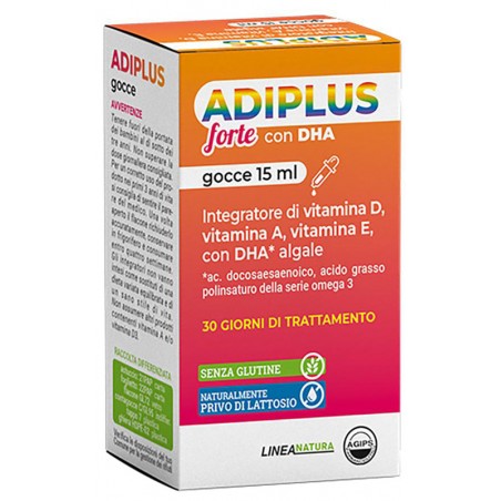 Agips Farmaceutici Adiplus Forte Con Dha Gocce Flaconcino 15 Ml