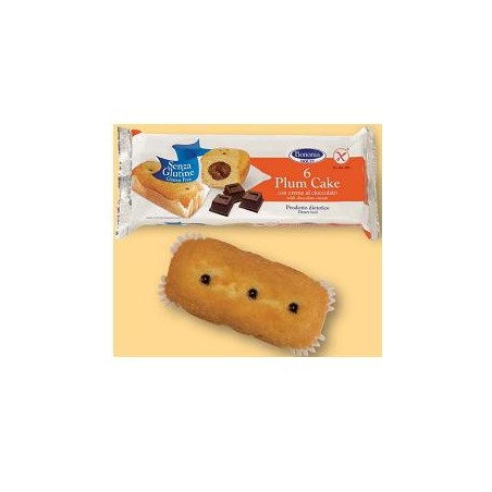 Dino Corsini Bononia Plumcake Crema Cioccolato Senza Glutine 6 X 45 G