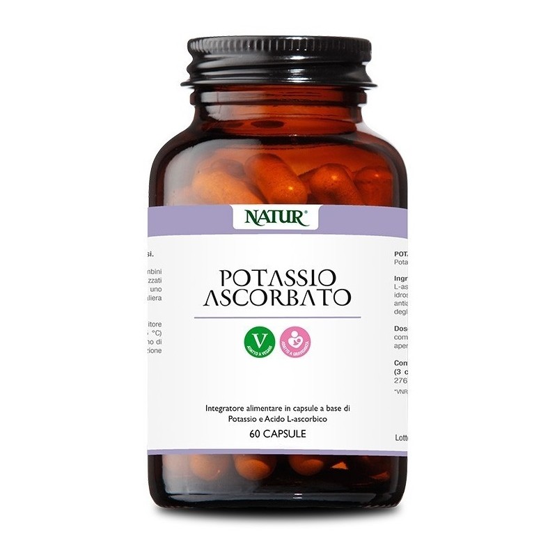 Natur Potassio Ascorbato 60 Capsule