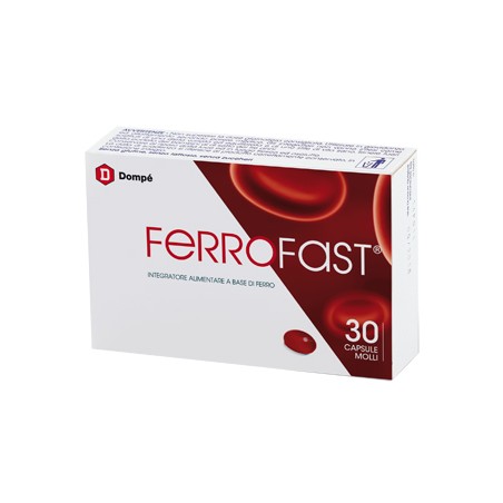 Dompe' Farmaceutici Ferrofast 30 Capsule Molli