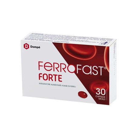 Dompe' Farmaceutici Ferrofast Forte 30 Capsule Molli