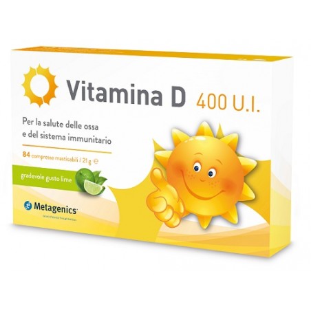 Metagenics Belgium Bvba Vitamina D 400 Ui 84 Compresse