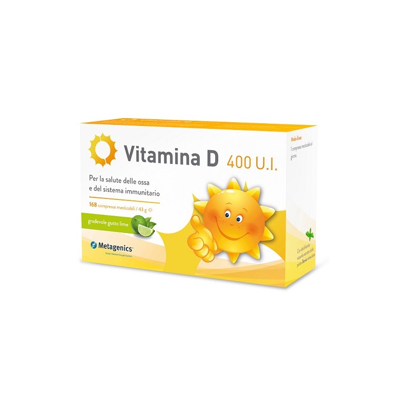 Metagenics Belgium Bvba Vitamina D 400 Ui 168 Compresse