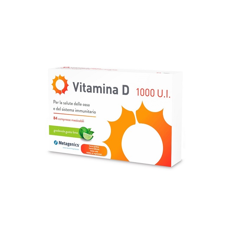 Metagenics Belgium Bvba Vitamina D 1000 Ui 84 Compresse