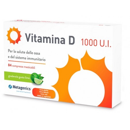 Metagenics Belgium Bvba Vitamina D 1000 Ui 84 Compresse