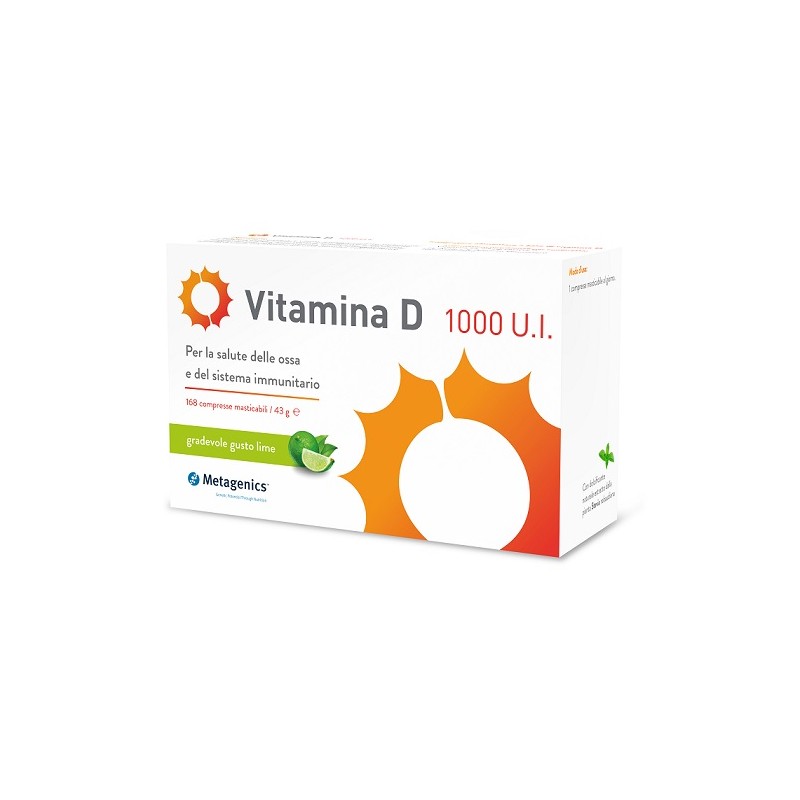 Metagenics Belgium Bvba Vitamina D 1000 Ui 168 Compresse