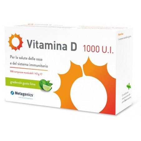 Metagenics Belgium Bvba Vitamina D 1000 Ui 168 Compresse