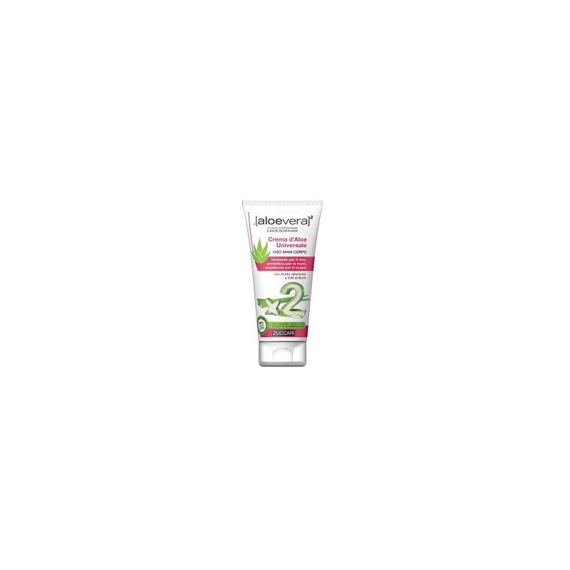 Zuccari Aloevera2 Crema D'aloe Universale Viso Mani E Corpo 75 Ml