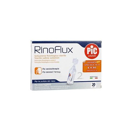 Pikdare Rinoflux Soluzione Fisiologica 20 Fiale 2 Ml