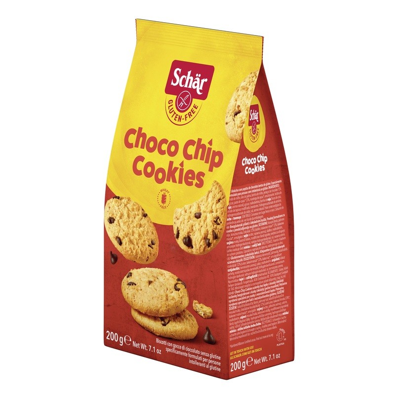 Dr. Schar Schar Choco Chip Cookies 200 G