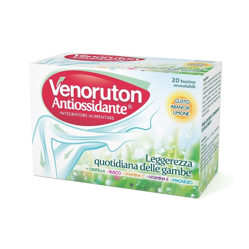 Eg Venoruton Antiossidante 20 Bustine Orosolubili Monodose