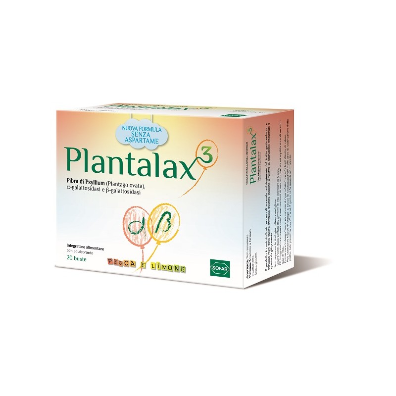 Sofar Plantalax 3 Pesca E Limone 20 Bustine