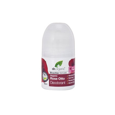 Optima Naturals Dr Organic Rose Otto Rosa Deodorant Deodorante 50 Ml