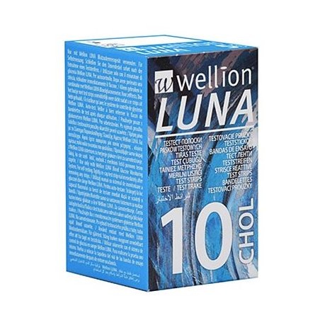 Med Trust Italia Wellion Luna 10 Strips Strisce Per Misurazione Colesterolo