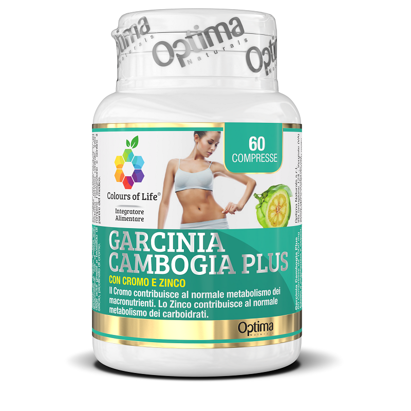 Optima Naturals Colours Of Life Garcinia Cambogia Plus 60 Compresse 1000 Mg