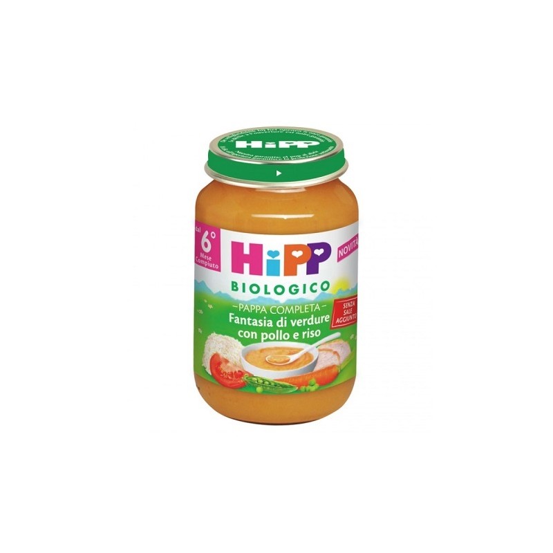 Hipp Italia Hipp Bio Pappa Pronta Fantas Verd Pollo Riso 190 G