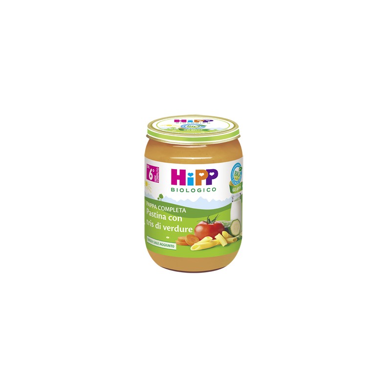 Hipp Italia Hipp Bio Hipp Bio Pappa Pronta Pastiglie Tris Di Verdure 190 G