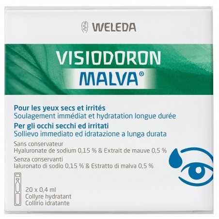 Weleda Italia Gocce Oculari Visiodoron Malva 20 Monodose Da 0,4 Ml