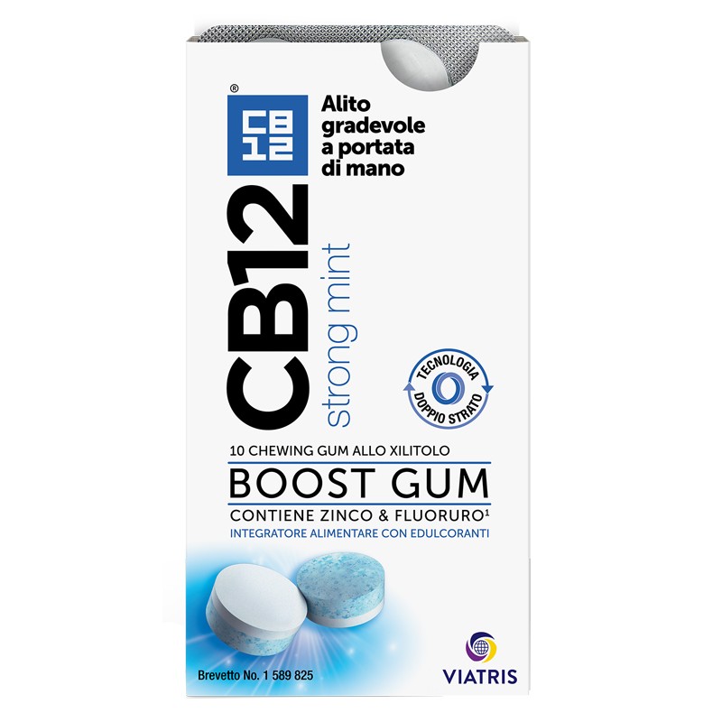 Meda Pharma Cb12 Boost 10 Chewing-gum Zinco E Fluoruro New Formulation