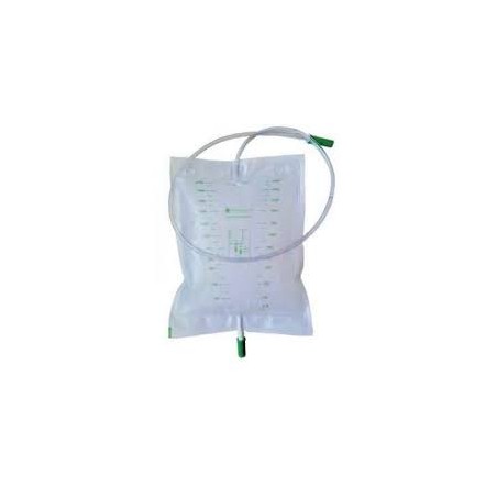 Convatec Italia Sacca Raccogli Urina Da Gamba Pharmaplast Capacita' 750 Ml Lunghezza Tubo 10 Cm Con Lacci E Rubinetto Push-pull 