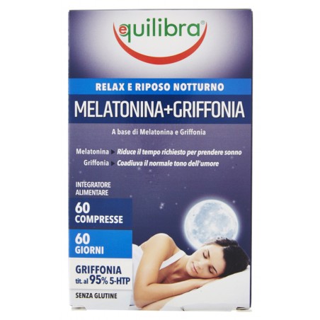 Equilibra Melatonina + Griffonia 60 Compresse