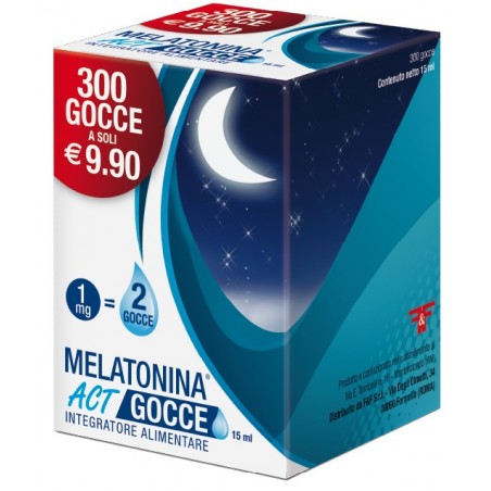 F&f Melatonina Act Gocce 15 Ml