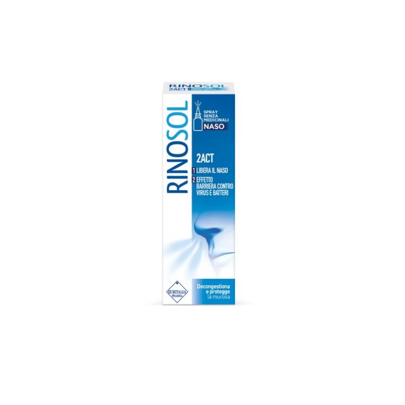 Euritalia Pharma Spray Nasale Rinosol 2act 15 Ml