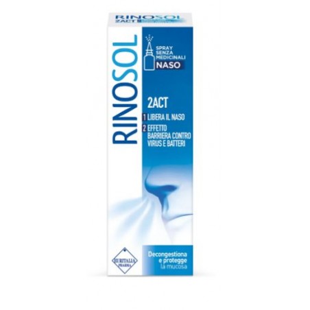 Euritalia Pharma Spray Nasale Rinosol 2act 15 Ml