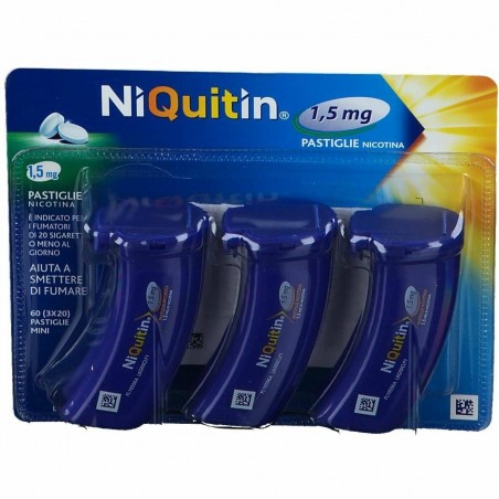 Niquitin Mini 1,5 mg nicotina 60 pastiglie