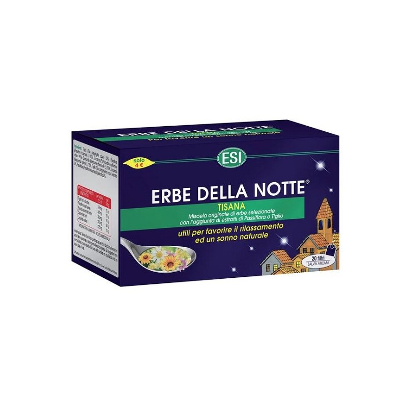 Esi Erbe Della Notte Tisana 20 Filtri Astuccio 40 G