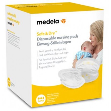 Medela Italia Safe & Dry Coppetta Assorbilatte 30 Pezzi