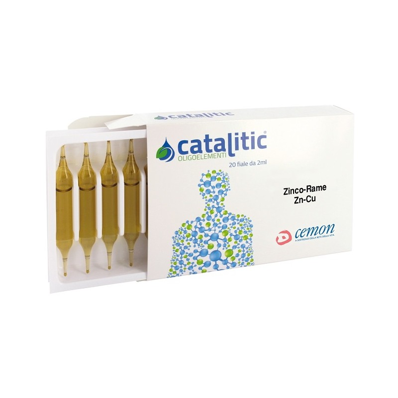 Cemon Catalitic Oligoelementi Zinco Rame Zn-cu 20 Fiale 2 Ml