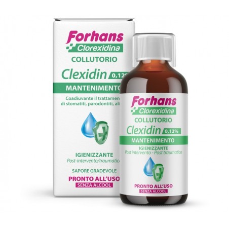 Uragme Forhans Collutorio Con Clorexidina 0,12 Clexidin Senza Alcool 200 Ml