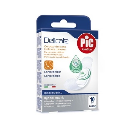 Pikdare Cerotto Pic Delicate 25x72 Mm Antibatterico 10 Pezzi