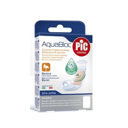 Pikdare Cerotto Pic Aquabloc 10x10cm Antibatterico 5 Pezzi