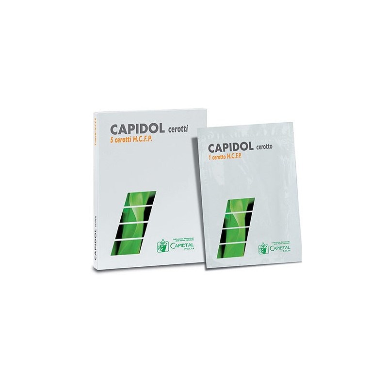 Capietal Italia Cerotto Dermico Capidol High Concentration Frozen Phospholipo 5 Cerotti