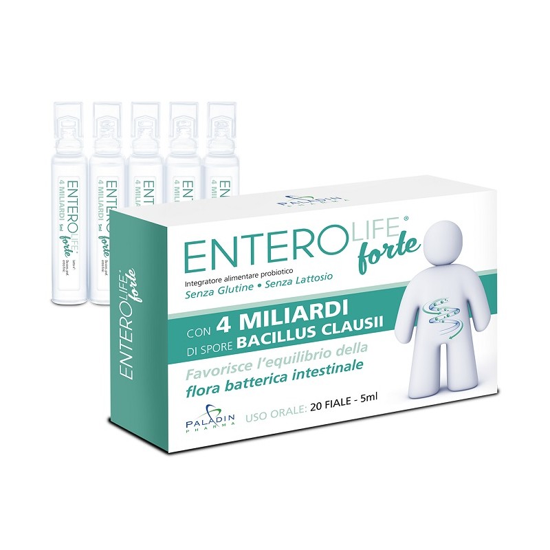 Paladin Pharma Enterolife Forte 4 Miliardi 20 Fiale Da 5 Ml