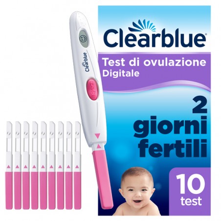 Procter & Gamble Test Di Ovulazione Clearblue Digitale 10 Pezzi