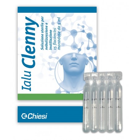 Chiesi Farmaceutici Ialu Clenny 15 Flaconcini 5 Ml Soluzione Sterile Per Nebulizzazione E Instillazione Con Acido Ialuronico