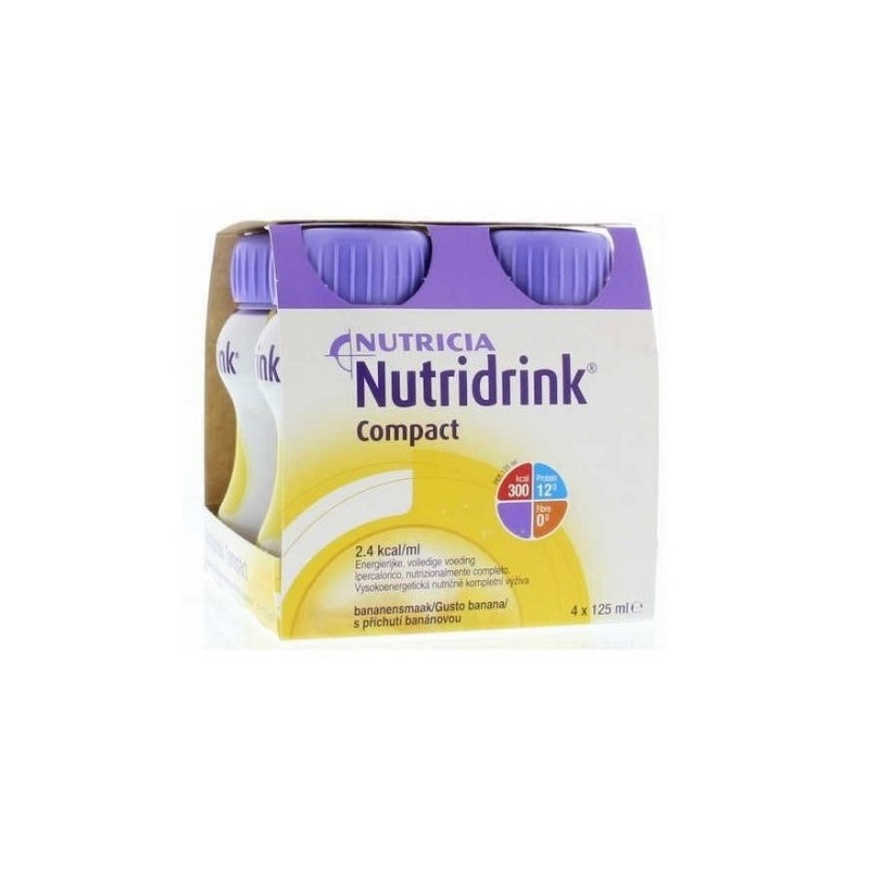 Danone Nutricia Soc. Ben. Nutricia Nutridrink Compact Gusto Banana 4 Bottiglie Da 125 Ml