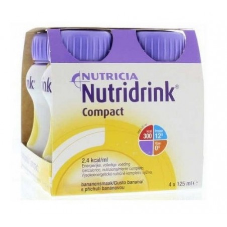 Danone Nutricia Soc. Ben. Nutricia Nutridrink Compact Gusto Banana 4 Bottiglie Da 125 Ml