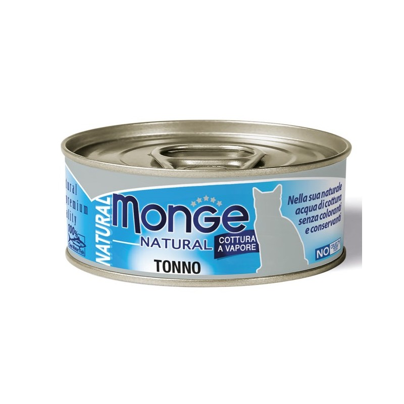 Monge & C. Monge Natural Quality Gatto Monge Natural Tonno Dell'atlantico 80 G